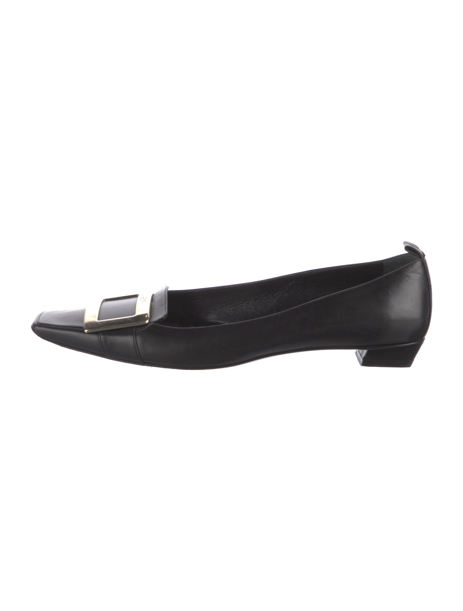Roger Vivier Leather Flats