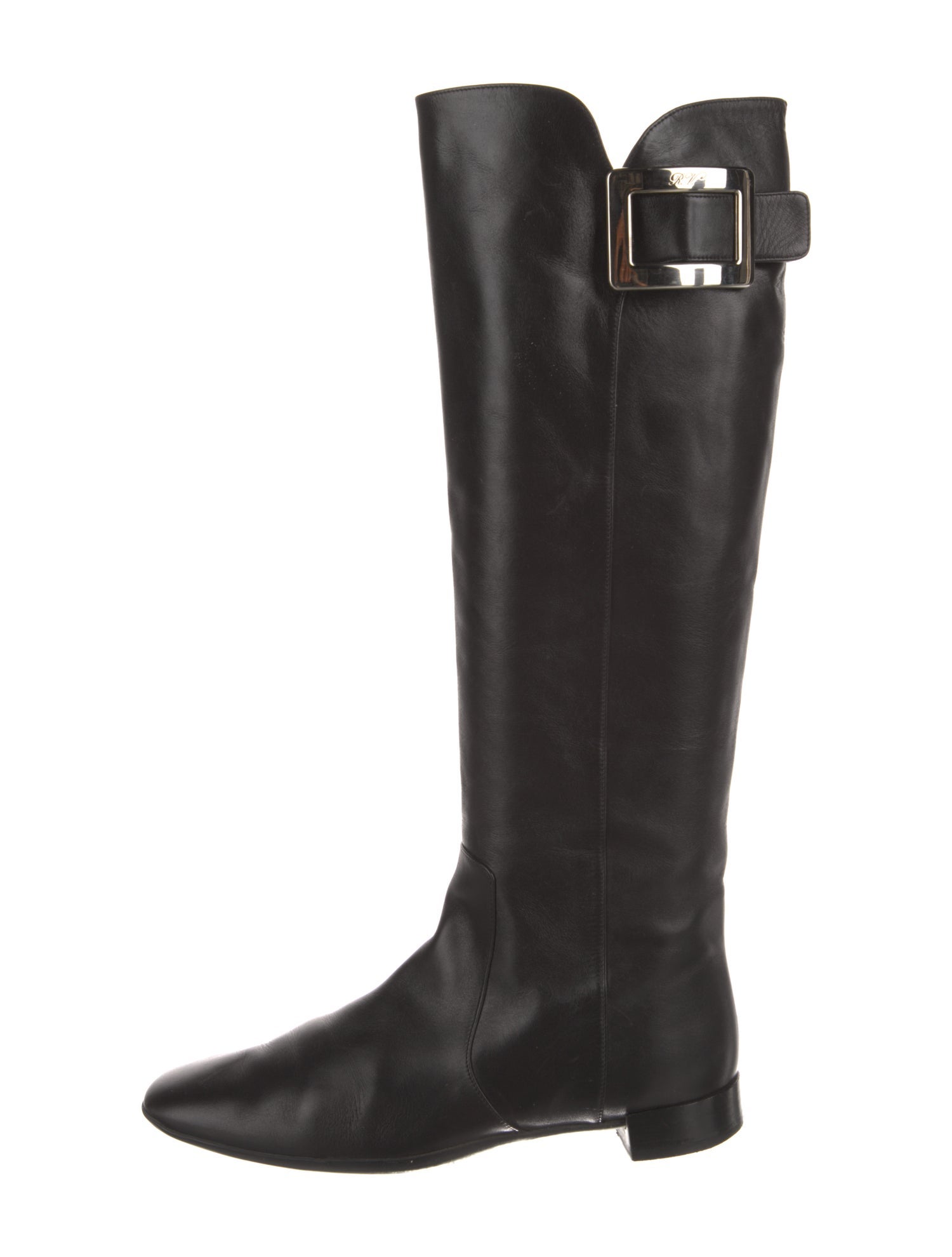 Roger Vivier Leather Riding Boots
