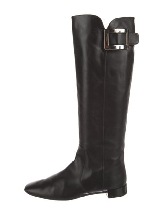 Roger Vivier Leather Riding Boots