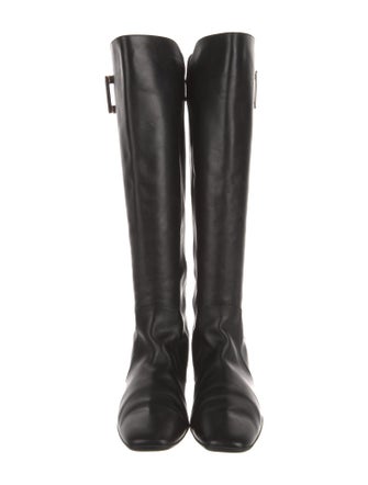 Roger Vivier Leather Riding Boots