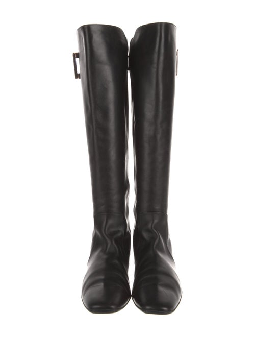 Roger Vivier Leather Riding Boots