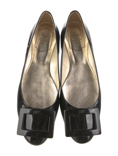 Roger Vivier Patent Leather Flats