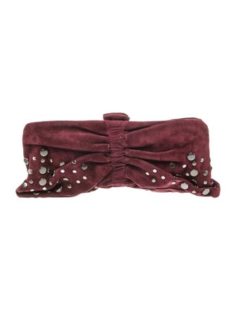 Roger Vivier Suede Clutch