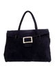 Roger Vivier Suede Top Handle Bag