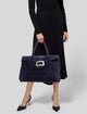 Roger Vivier Suede Top Handle Bag