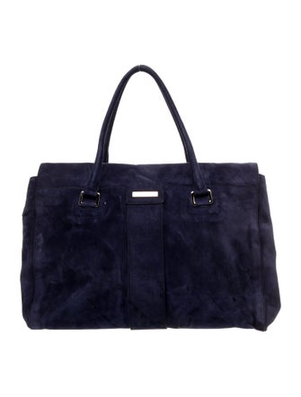 Roger Vivier Suede Top Handle Bag