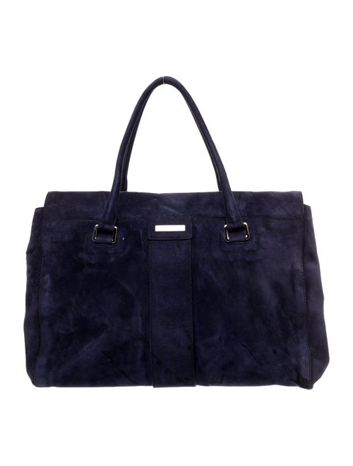 Roger Vivier Suede Top Handle Bag
