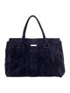 Roger Vivier Suede Top Handle Bag