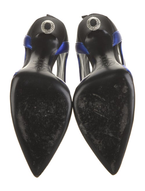 Roger Vivier Satin Colorblock Pattern Boots