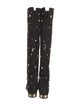 Roger Vivier Suede Studded Accents Lace-Up Boots