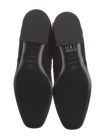 Roger Vivier Suede Studded Accents Lace-Up Boots