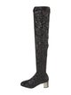 Roger Vivier Sequins Sock Boots