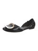 Roger Vivier Patent Leather D'Orsay Flats