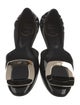 Roger Vivier Patent Leather D'Orsay Flats
