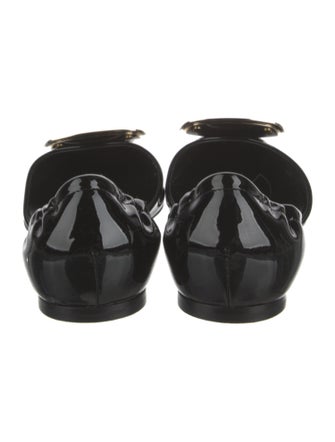 Roger Vivier Patent Leather D'Orsay Flats