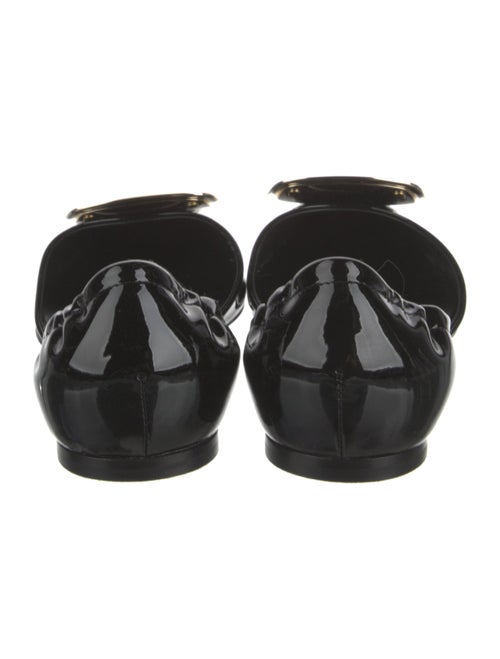 Roger Vivier Patent Leather D'Orsay Flats