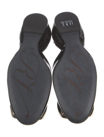 Roger Vivier Patent Leather D'Orsay Flats