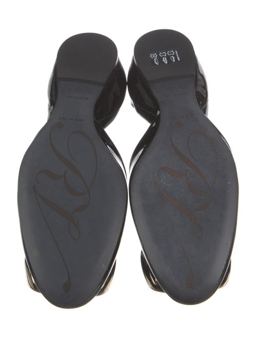 Roger Vivier Patent Leather D'Orsay Flats