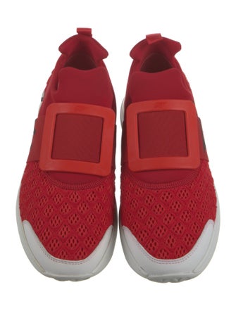 Roger Vivier Neoprene Graphic Print Sneakers