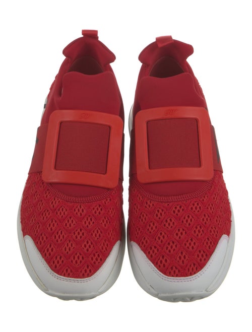 Roger Vivier Neoprene Graphic Print Sneakers