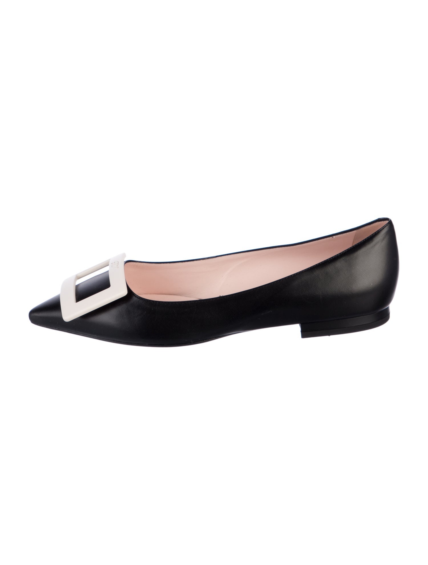 Roger Vivier Leather Flats