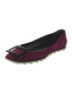 Roger Vivier Suede Flats