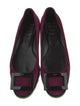 Roger Vivier Suede Flats