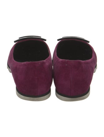 Roger Vivier Suede Flats