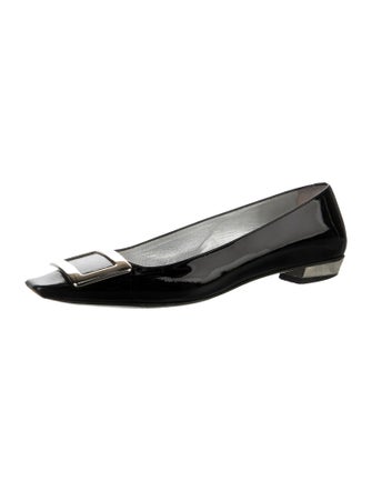 Roger Vivier Patent Leather Flats