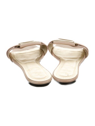 Roger Vivier Leather Slides