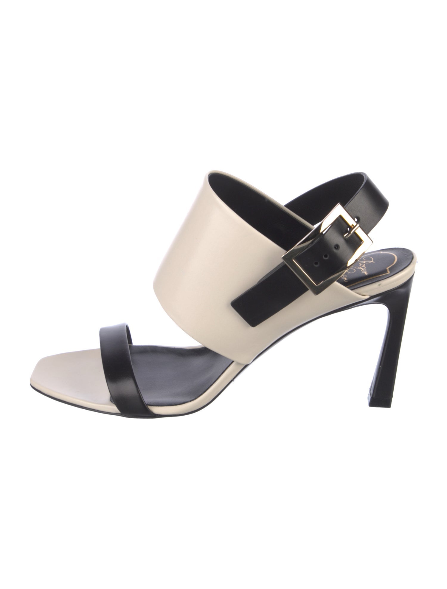 Roger Vivier Leather Slingback Sandals