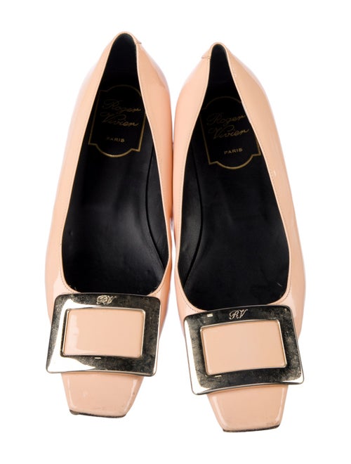 Roger Vivier Patent Leather Flats
