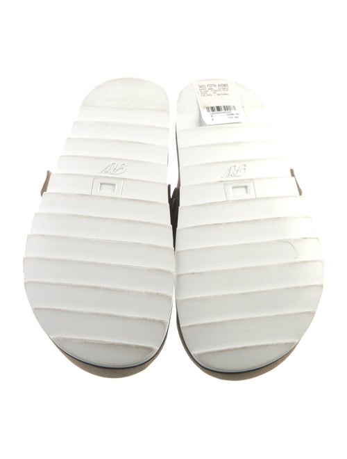 Roger Vivier Suede Crystal Embellishments Mules