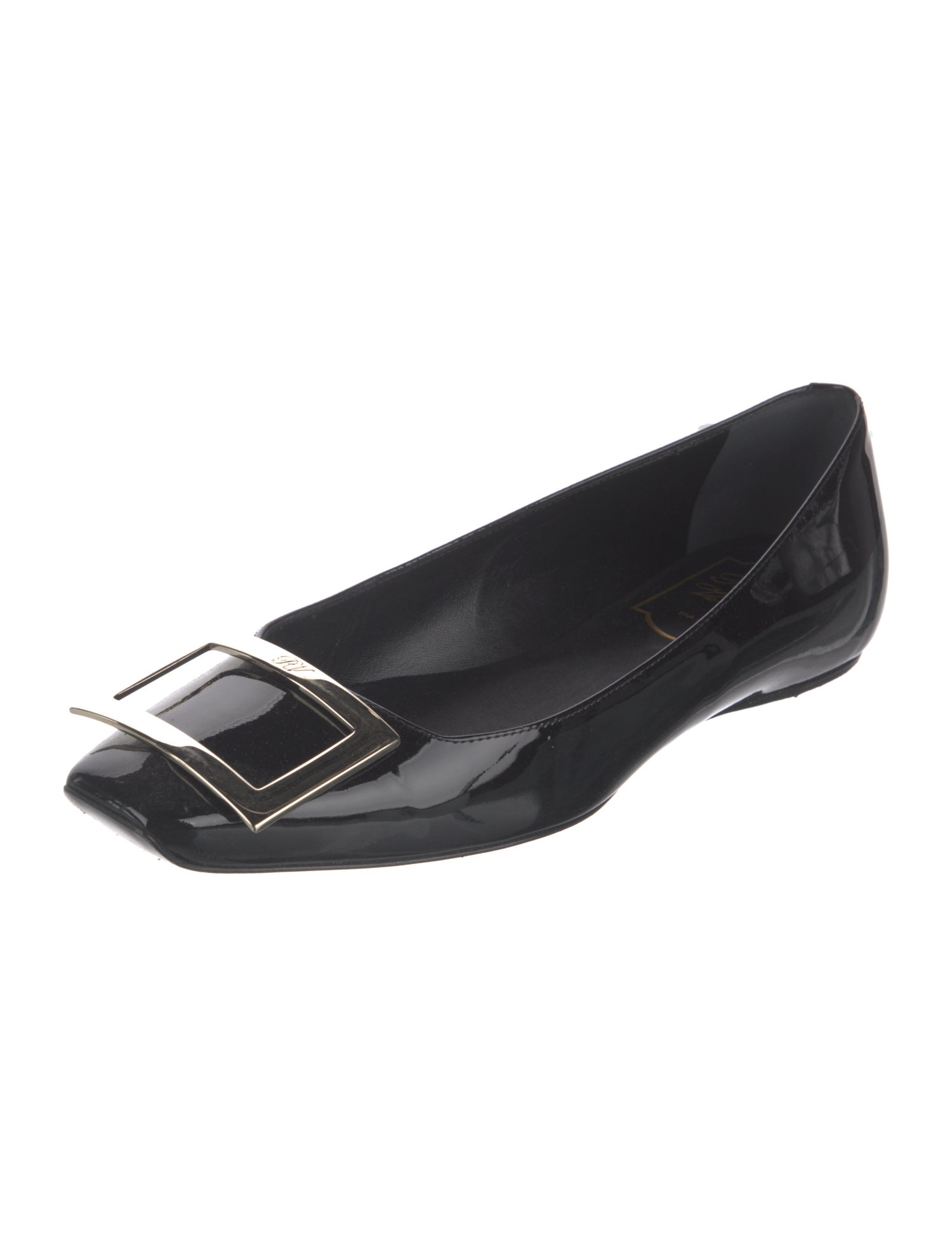 Roger Vivier Patent Leather Flats