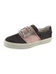Roger Vivier Satin Colorblock Pattern Sneakers