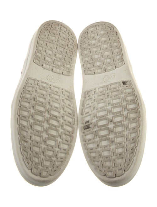 Roger Vivier Satin Colorblock Pattern Sneakers