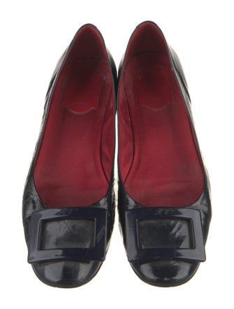 Roger Vivier Patent Leather Ballet Flats