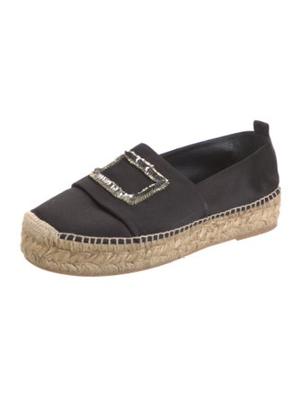 Roger Vivier Satin Sequin Embellishments Mules