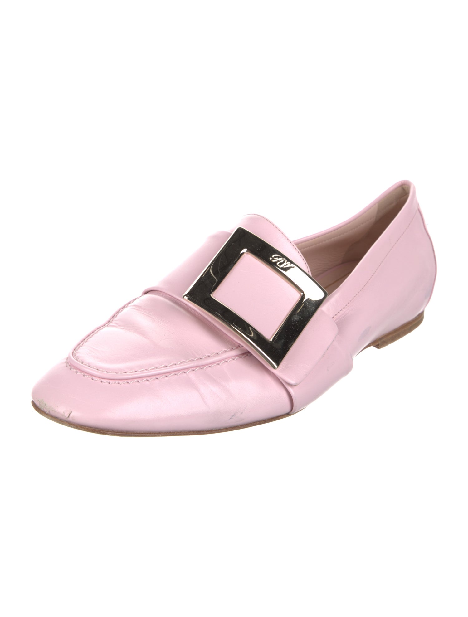 Roger Vivier Leather Loafers