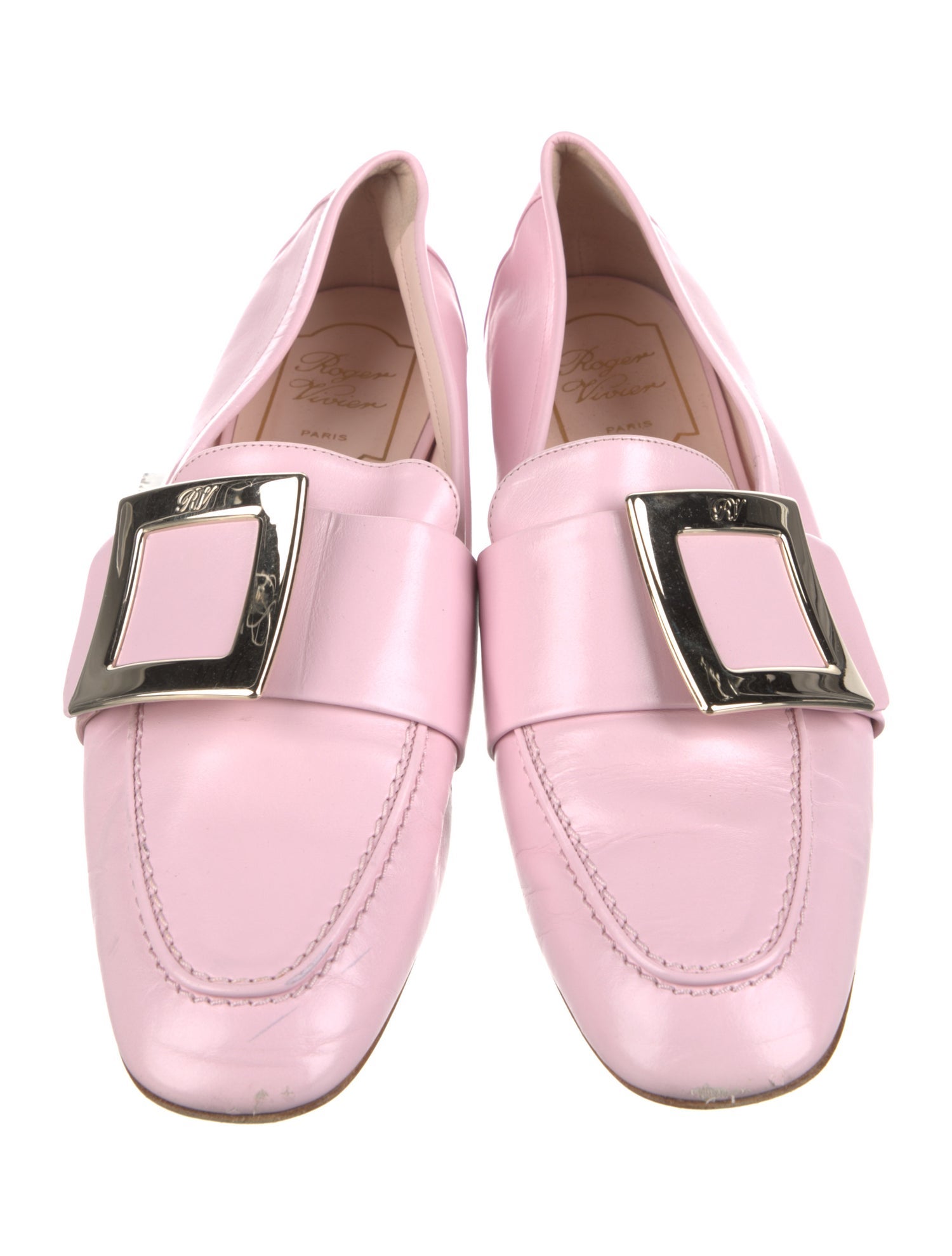 Roger Vivier Leather Loafers