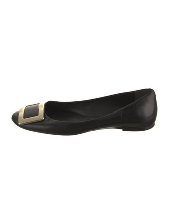 Roger Vivier Leather Flats