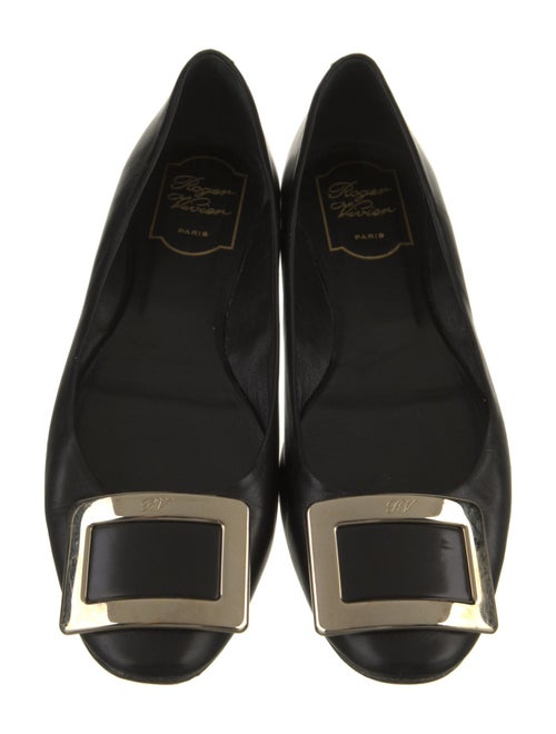 Roger Vivier Leather Flats