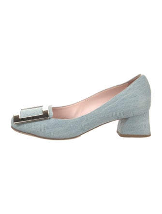 Roger Vivier Denim Pumps