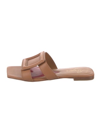 Roger Vivier Leather Slides