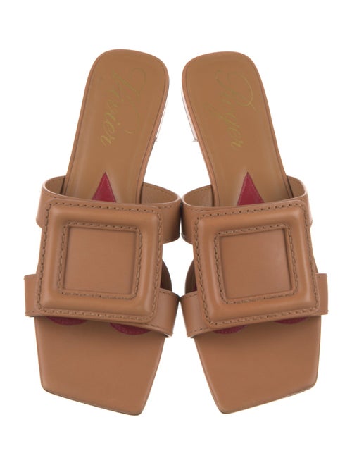 Roger Vivier Leather Slides