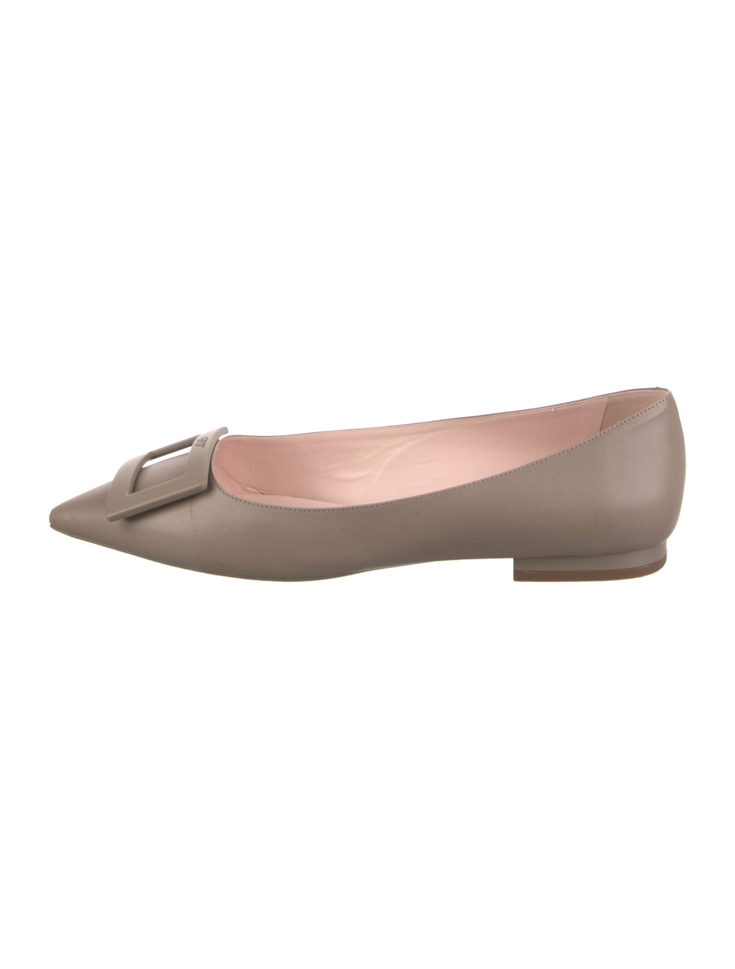 Roger Vivier Leather Ballet Flats