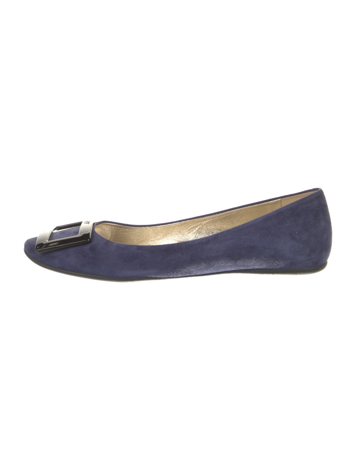 Roger Vivier Suede Ballet Flats