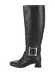 Roger Vivier Leather Riding Boots