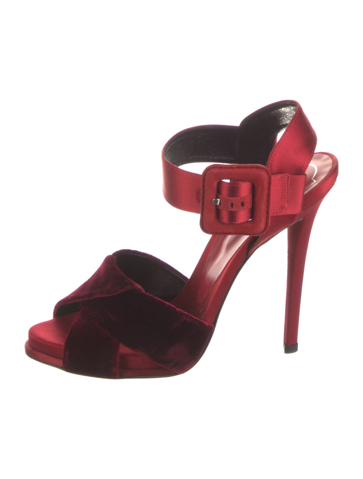 Roger Vivier Velvet Slingback Sandals