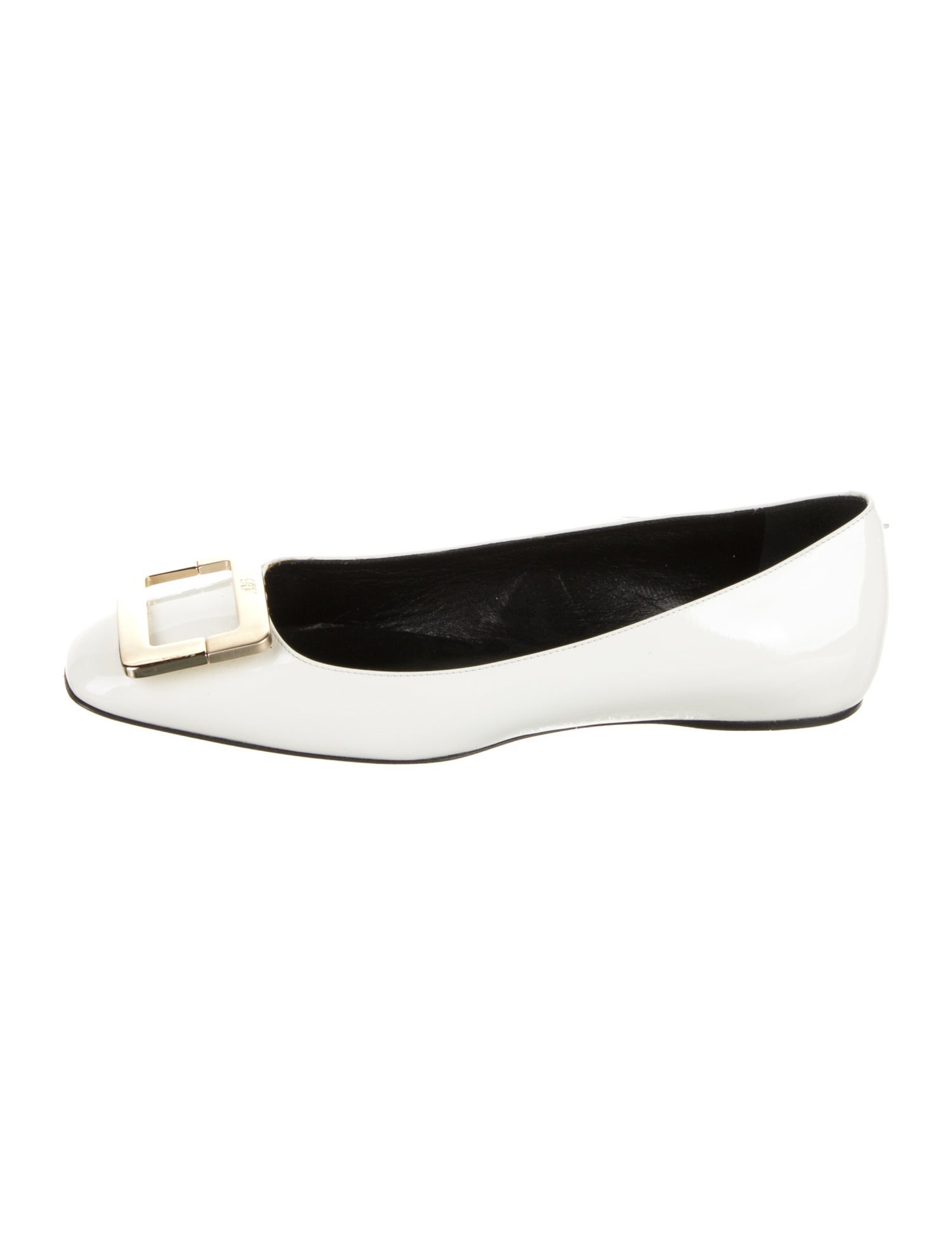Roger Vivier Patent Leather Flats